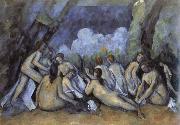 Paul Cezanne, les grandes baigneuses